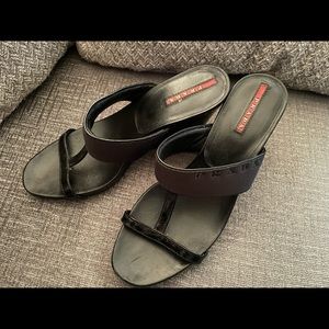 Prada wedge sandals